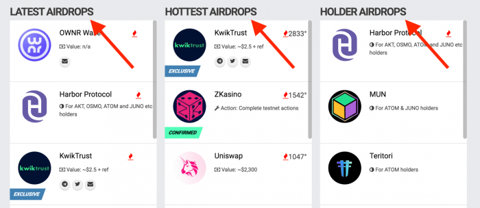 Bitcoin airdrop Best legit websites for claiming Bitcoin airdrops